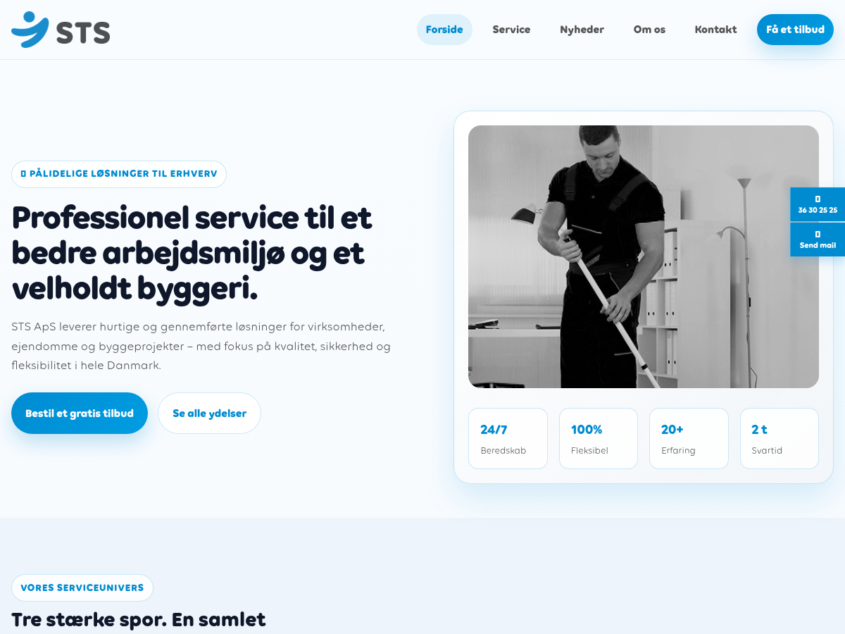STS har fået nyt website